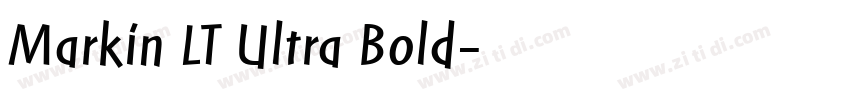 Markin LT Ultra Bold字体转换